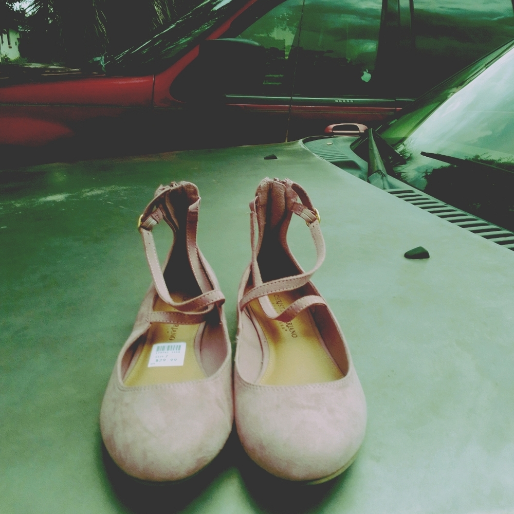 Pink Christian Siriano shoes
